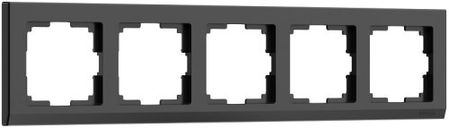 Рамка универсальная Werkel Stark 5-м. черный фото Рамка универсальная Werkel Stark 5-м. черный картинка